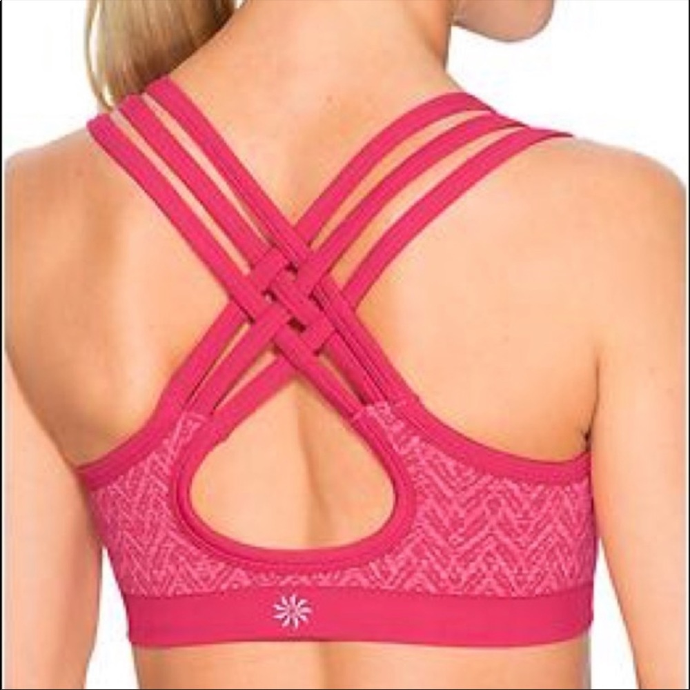 Athleta Mind Over Matter Seamless Sports Bra Medium Activewear Workout